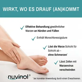 r(h)ein nutrition & health gmbh nuvinol Warzenentferner Tinktur schmerzfrei