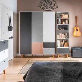 Vox Kleiderschrank 3 Türen 0 x 0 x 0 cm Pink