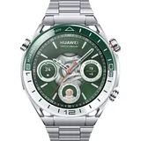 HUAWEI WATCH Ultimate Grün, 48,5mm stahlfarbene Gehäusefront mit amorpher Legierung auf Zirkoniumbasis inkl. Titan-Armband