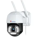 Ctronics 4K 8MP Überwachungskamera Aussen Weiß