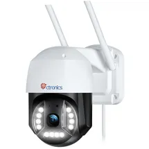 Ctronics 4K 8MP Überwachungskamera Aussen Weiß