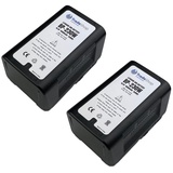 2x Trade-Shop Li-Ion Akku V-Mount 14,4V 15600mAh 230Wh mit D-Tap USB Ausgang für Sony BVW-505 BVW-507 BVW-550 BVW-570 BVW-590 BVW-D600 DCR-50 DCR-50P