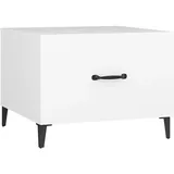 vidaXL Couchtisch mit Schubladen Weiß Holz 50 x 50 x 40 cm
