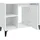 vidaXL Waschbeckenunterschrank Weiß 80x33x60 cm Holzwerkstoff