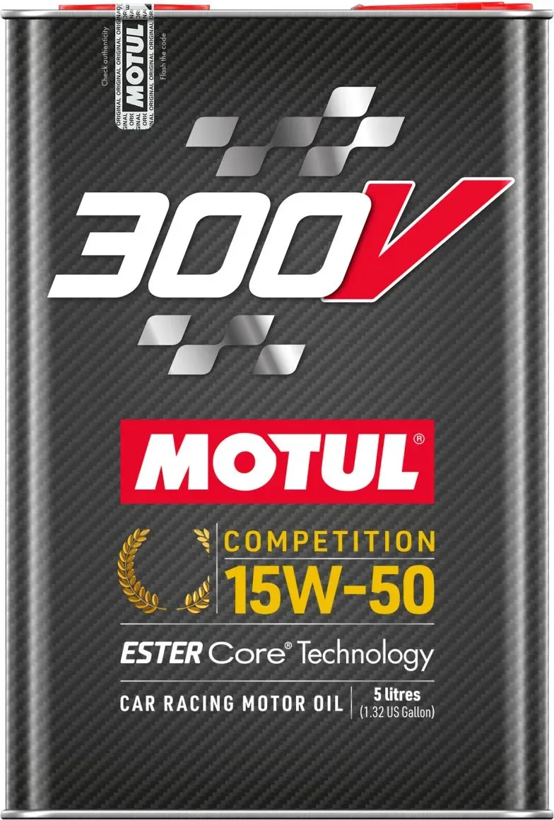 Huile moteur MOTUL 300V Competition 15W50 5L