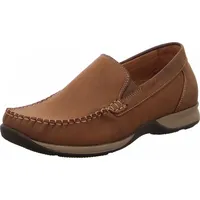 Waldläufer Herren Leder Slipper braun 8,5 - Braun - 42,5