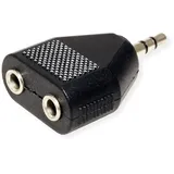 Value 3,5mm Adapter 3,5mm-Klinken-Stecker / 3,5mm-Klinken-Buchse 0,0m (11994440)