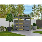 Karibu Mülltonnenbox terragrau
