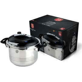 Berlinger Haus Turbo-Schnellkochtopf 6,0 l mit Zeitschaltuhr silber