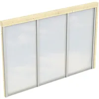 SKANHOLZ Seitenwand 305 x 200 cm natur