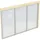 SKANHOLZ Seitenwand 305 x 200 cm natur