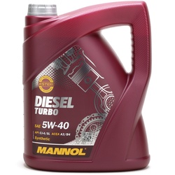 5W-40 Mannol 7904 Diesel Turbo Motoröl 5 Liter