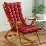 Generisch Gartenstuhlauflagen Hochlehner 120x50, 8cm Dick Hochlehner Auflagen Mit Bändern, Stuhlauflage Niedriglehner Outdoor, Sitzauflagen Polster Für Gartenstuhl, Für Sofa, Auto,Style 2