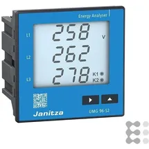 JANITZA UMG 96-S2 Digitales Einbaumessgerät
