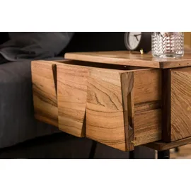 KAWOLA Nachtschrank ANYL 1 x 40 x 30 cm Beige