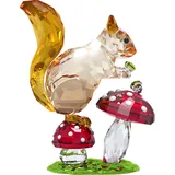 Swarovski Idyllia Eichhörnchen und Pilze | OS