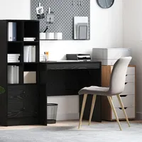 VidaXL Schreibtisch Schwarz Eiche 80x50x76 cm Holzwerkstoff