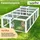 zooprinz Freigehege Comfort XL 218 x 46,5 x 100 cm Weiß