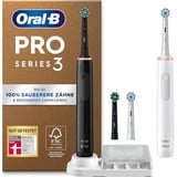 Oral B Pro Series 3 Plus Edition schwarz/weiß + Aufsteckbürsten 4 St.