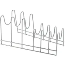 Metaltex Lido Topfdeckelhalter, Metall, Silber, 14 x 16 x 28 cm