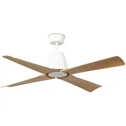 Faro TYPHOON M LED LED-Ventilator weiß/Holz