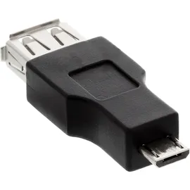 InLine USB-Micro auf USB-A Adapter Schwarz