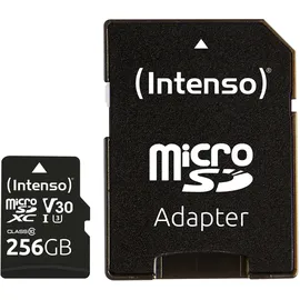 Intenso microSDXC 256GB C10 UHS-I Professional + Adapter