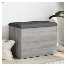 vidaXL Polsterbank Grau 62 x 42 x 45 cm