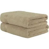 hammetex Saunatuch 80 x 200 cm beige 2 St.