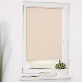 Lichtblick Thermo-Rollo / Verdunkelungsrollo Klemmfix 80 x 150 cm creme