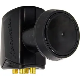 PremiumX 80cm anthrazit + Quad LNB + 4x Receiver