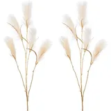 Creativ deco Winterliche Kunstpflanze »Weihnachtsdeko«, 2er Set, goldfarben