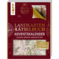 Frech Landkarten Rätselbuch Adventskalender. Legenden, Märchen, sagenhafte Orte