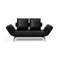 Innovation Living TM 3-Sitzer »Ghia Schlafsofa«, eine große Liegefläche mit geringer Stellfläche, beidseitig abklappbar schwarz