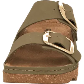 ROHDE Damen Pantolette Leder Zweischnaller mit Plateausohle Alassio 6229, Größe:42 EU,