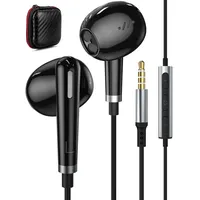 ACAGET In-Ear-Kopfhörer mit Kabel für Redmi Note 14 13 12 Pro+ 11 11 10 3,5 mm Kopfhörer mit Kabel, Sport In Ear Kopfhörer mit Mikrofon Lautstärkeregler für Samsung Galaxy A06 A15 A25 A12 A14 A72 S10+