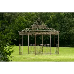 CLP Luxus Pavillon Romantik rund 350 cm bronze