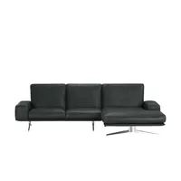 KOINOR Ecksofa  Hiero ¦ schwarz ¦ Maße (cm): B: 298 H: 80 T: 154