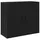 vidaXL Sideboard 80 x 33 x 70 cm schwarz / Eichen-Optik