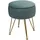 MCW Hocker K47 Samt 33 x 42 x 33 cm Grün/Gold