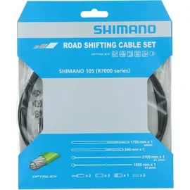 Shimano Schaltzug Set 105 OPTISLICK 1700 mm Schwarz