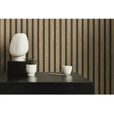 A.S. Création Vliestapete Holzpaneele in Beige, Braun Schwarz Tapete in Holzoptik
