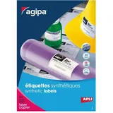 Agipa Folien-Etiketten 101169 Weiß 105 x 148,5 mm 1 Blatt