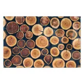 Tulup Glasplatte Rechteck 60 x 40 x 0,4 cm Braun