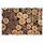 Tulup Glasplatte Rechteck 60 x 40 x 0,4 cm Braun