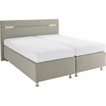 Westfalia Schlafkomfort Boxspringbett 160 x 200 cm H3 Beige