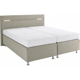 Westfalia Schlafkomfort Boxspringbett 160 x 200 cm H3 Beige