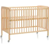 fillikid Fillikid, Beistellgitterbett Nena aus massivem Buchenholz 60 x 120 cm)