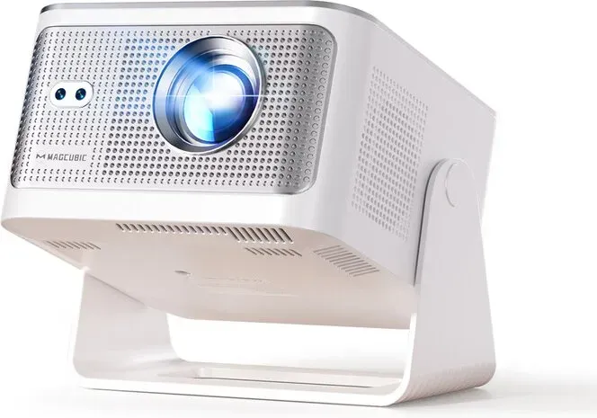 MAGCUBIC HY350MAX 8K Unterstützung nativer 1080P Full HD Beamer, 900 ANSI, Autofokus, Auto-Keystone-Filmprojektor mit WiFi 6 & BT 5.4, Android 14 mit integrierten Apps, smarter Beamer für Heimkino.
