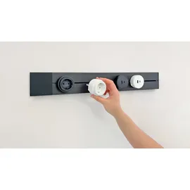 Schwaiger Steckdosenleiste 50 cm Schwarz 1 St.